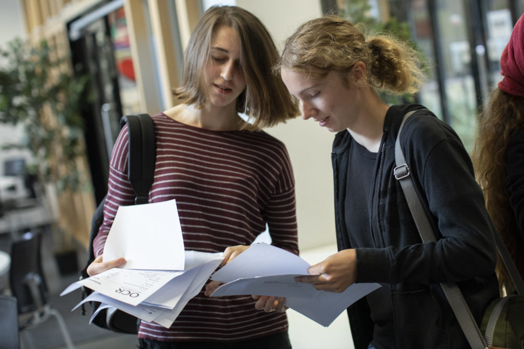 UK Students Receive A' Level Results