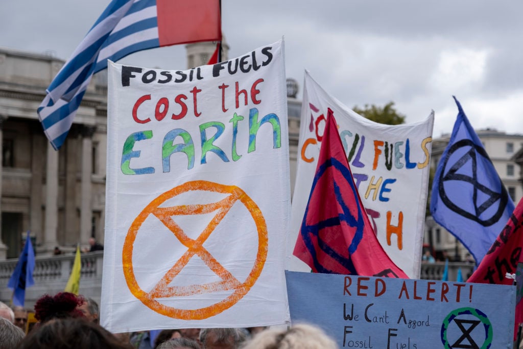 Extinction Rebellion Action In London