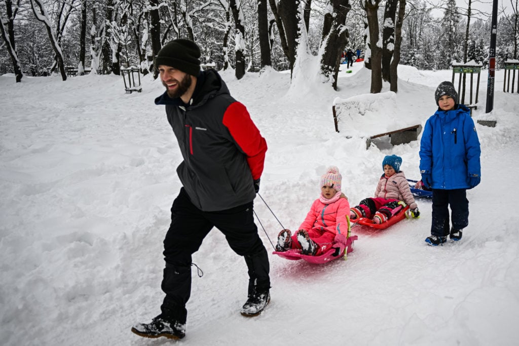 Winter strikes back in Poland
