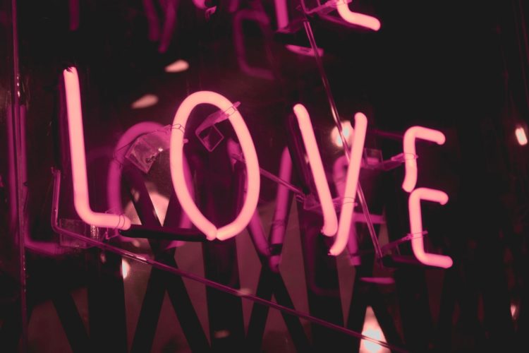 pink Love neon sign