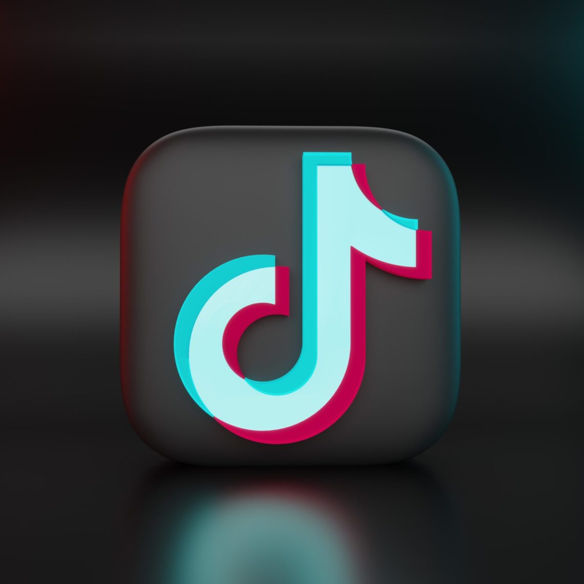 Tik Tok 3D Render Icon
