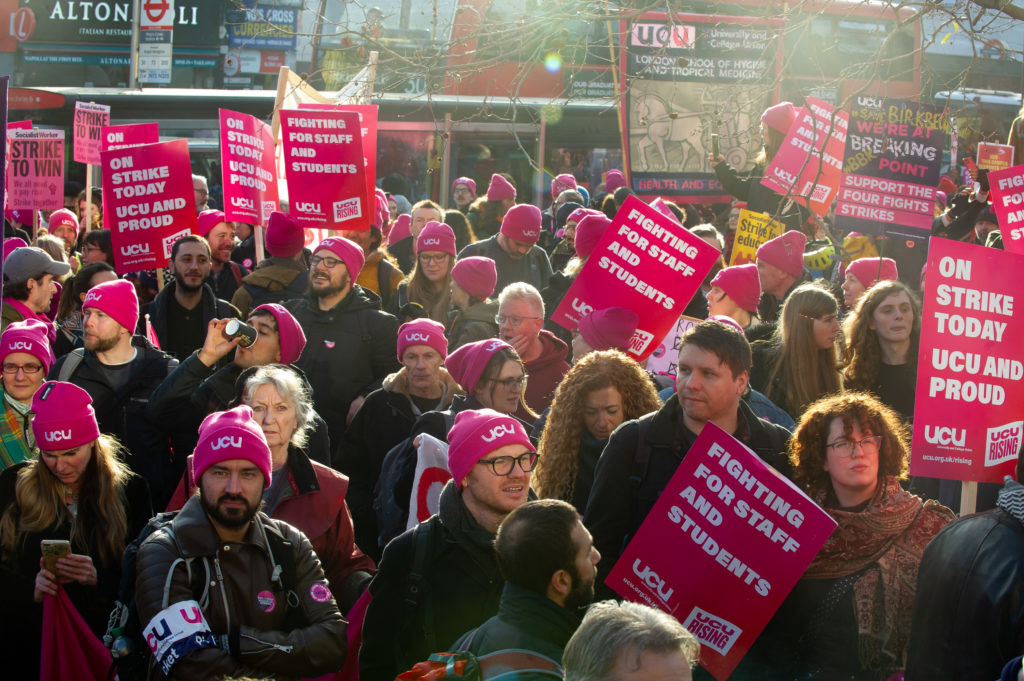 Unions Hold Joint Rally In London Amid Strike Action