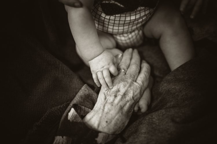 I love this photo of my mums hand reaching out to share a moment with her great grandson.  Even when we can’t understand each other in language, we...