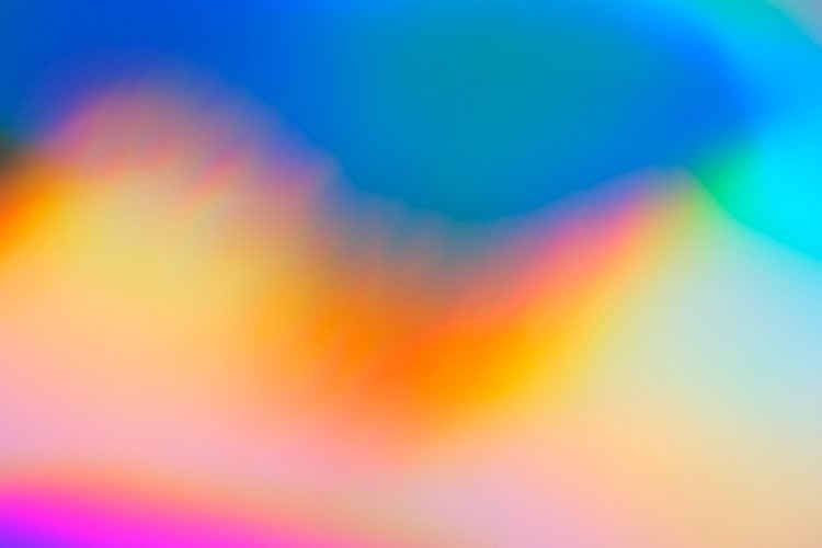 blue yellow and pink abstract color